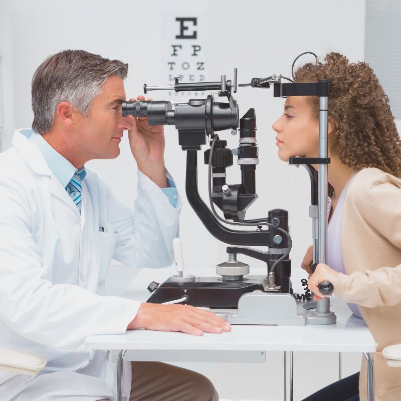 Eye care, choice with glasses or contact lenses in hands, closeup and vision with healthcare for eyes.